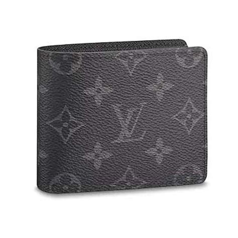 louis vuitton wallet half grey half white